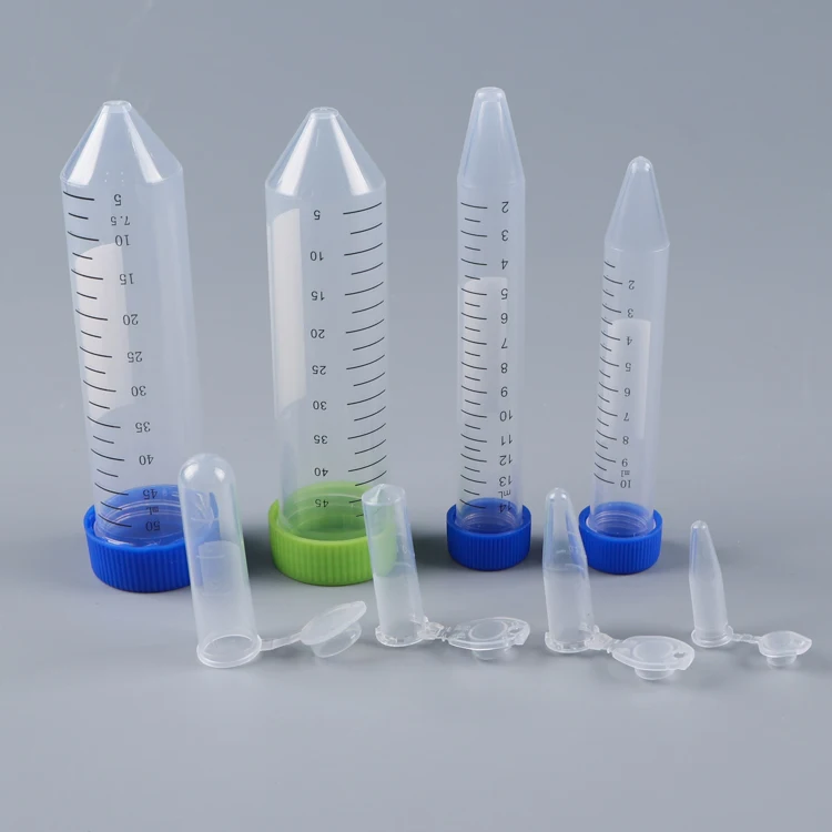 laboratory disposables 15ml and 50ml blue cap micro centrifuge tube 2ml with CE