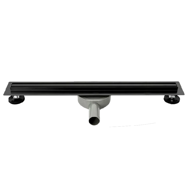 Modern Brushed Gold tile accessories Stainless Steel Rectangle shower drain linear Waste toilet drain