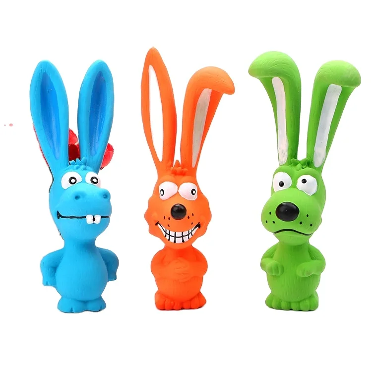 
2020 New Product Pet Toy Latex Rabbit Chew Dog Toy Interactive Pet Products 
