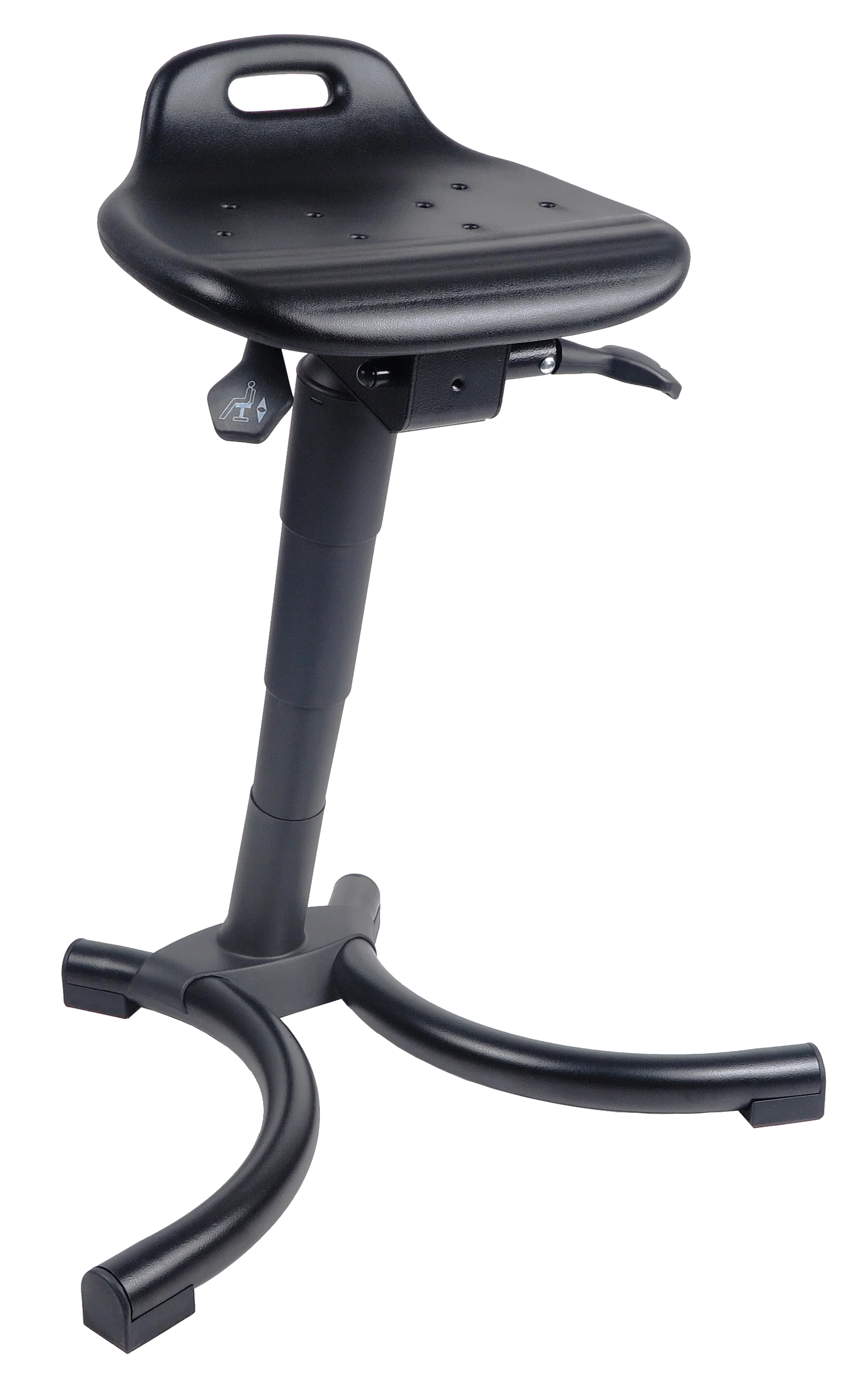 TWINCO Adjustable Leather Bar Stool  Hot Sale Short Back  Metal Modern Style Bar Stool Chair Anti-fatigue Stool