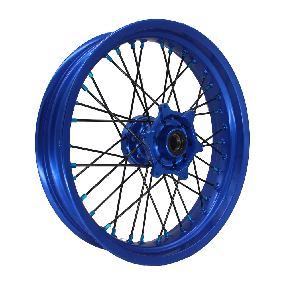 Supermoto Complete Motorcycle Wheel Rim set Supremoto Wheel with Hub And Spokes for WR 450F 2022