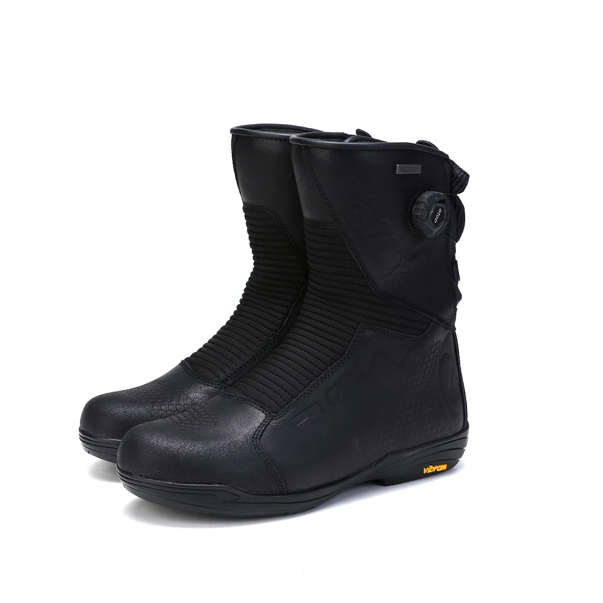 Custom Waterproof Leather Motorcycle Motocross Equipment Boots With Adjustable Rotary Button Motorcycle & Auto Racing Wear
