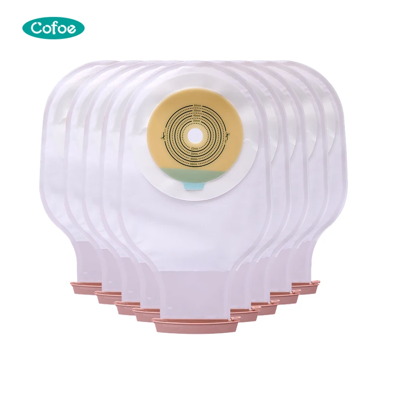 Wholesale Cheap Price One Piece Belt Reusable Cover Drainable Opaque Stoma Bags Convatec Ostomy Colostomy Bag