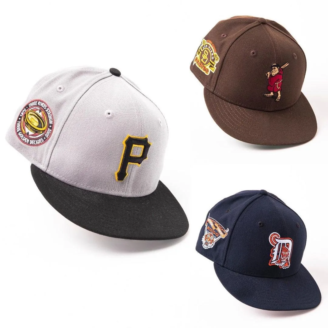 Gorras Wholesale 3D embroidery era sports caps fitted baseball hat custom logo fitted caps with flat brim