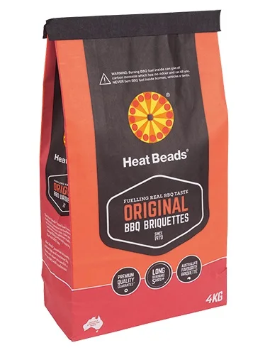 New big size BBQ briquette charcoal bag 5kg 4kg packaging bag factory free samples kraft material