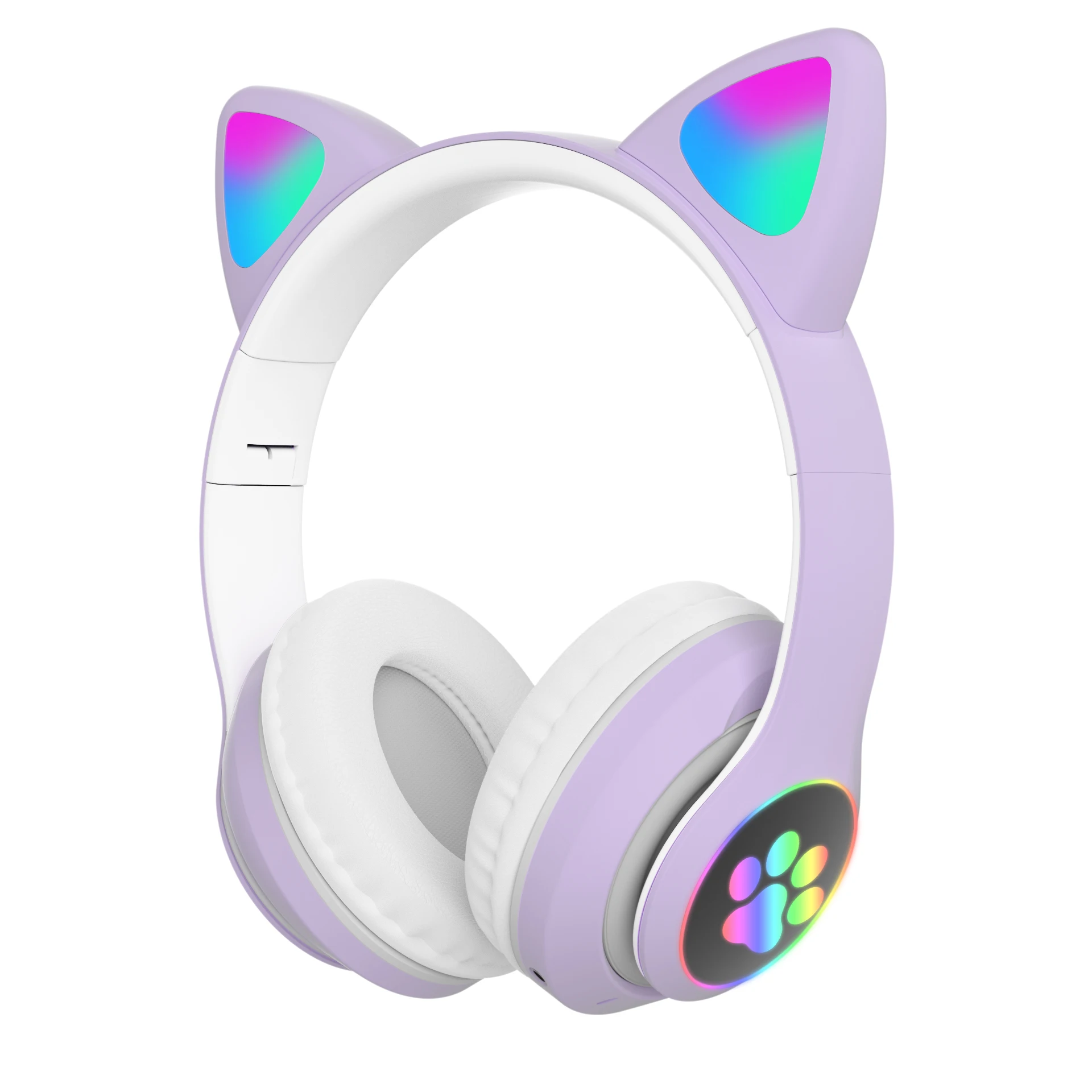  Купить детские игровые кошачьи наушники bluetooth беспроводные с