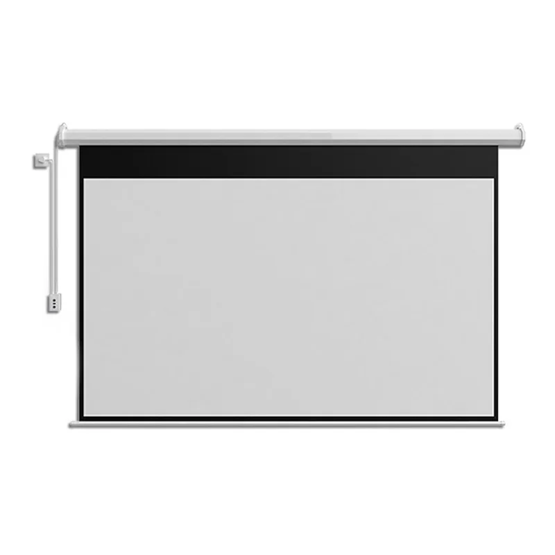 Motorized Projector Screen 100  120  133 150  Inch 16:9 4:3 1:1 Wall Home Cinema Electric Projection Screen Size customization