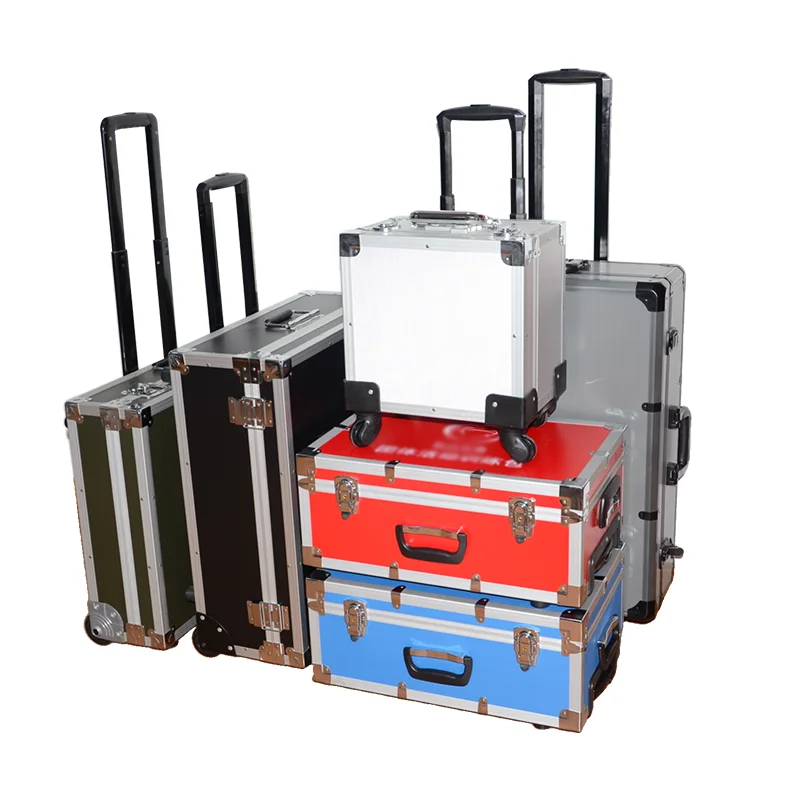 Silver Brushed Aluminum Hard Briefcase