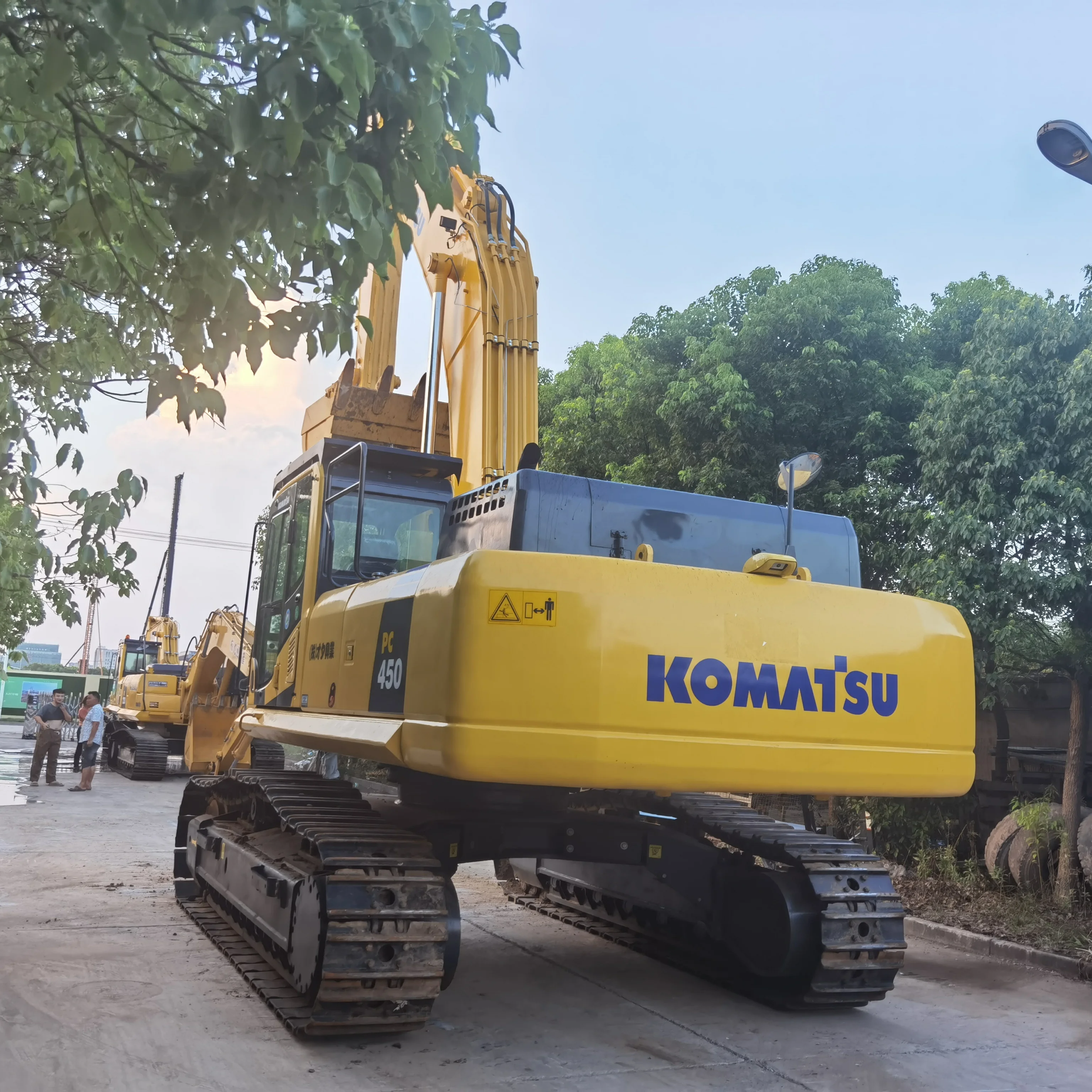 100% Оригинальные японские Экскаваторы Komatsu PC450 б/у отличное качество экскаваторы PC200/PC300/PC400 на дворе Шанхая