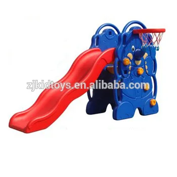 Wholesale Baby Elephant Slide Playground Indoor Play Plastic Slide And Swing