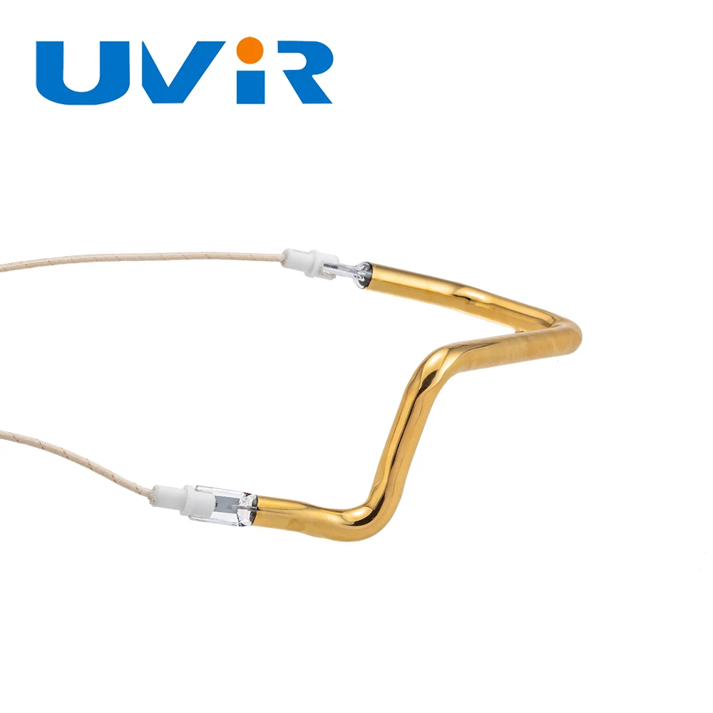 OEM 230V 1050W gold reflector halogen infrared heating lamp heater element