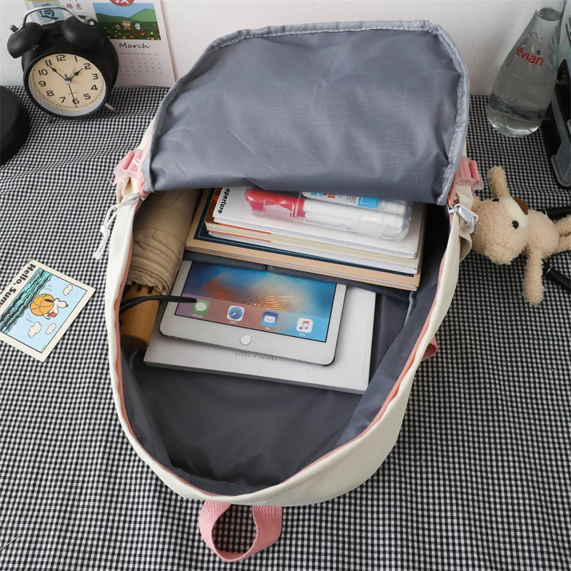 Japanese style backpack student schoolbag college style casual men and women backpack