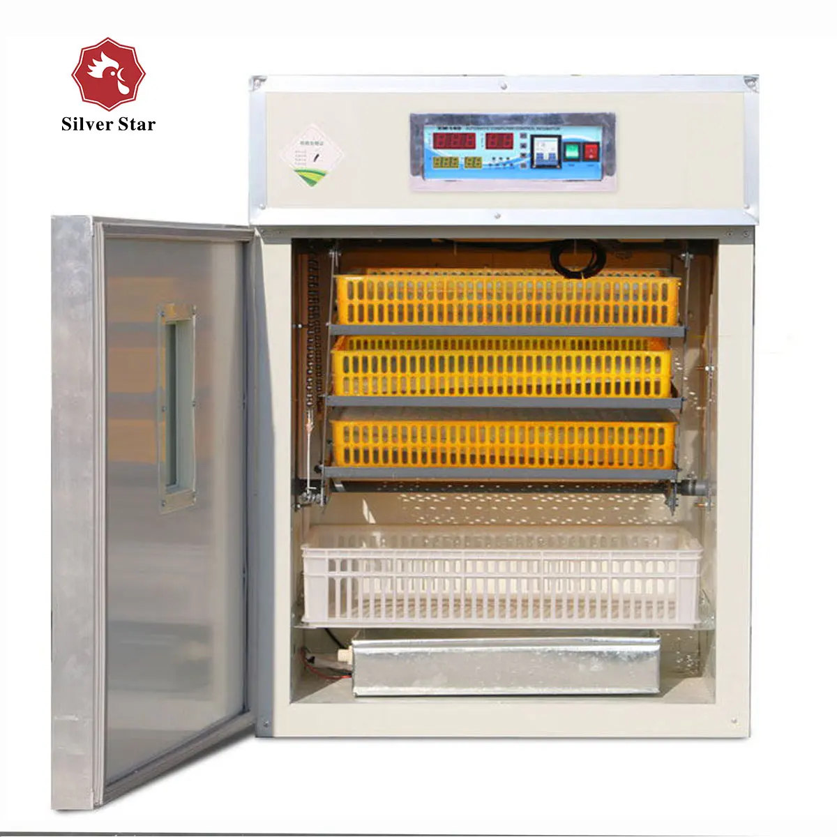 Полностью автоматический куриный яичный инкубатор Silver star