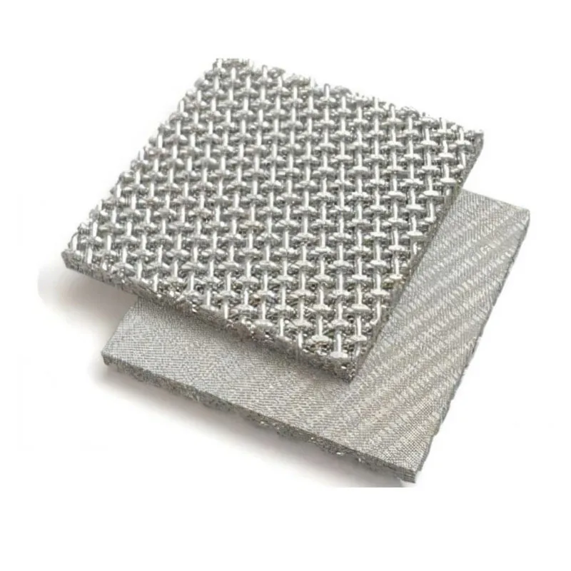 Sintered mesh filter stainless steel flameproof sheet sintered vulcanized plate multi-layer sintered mesh filter metal filter
