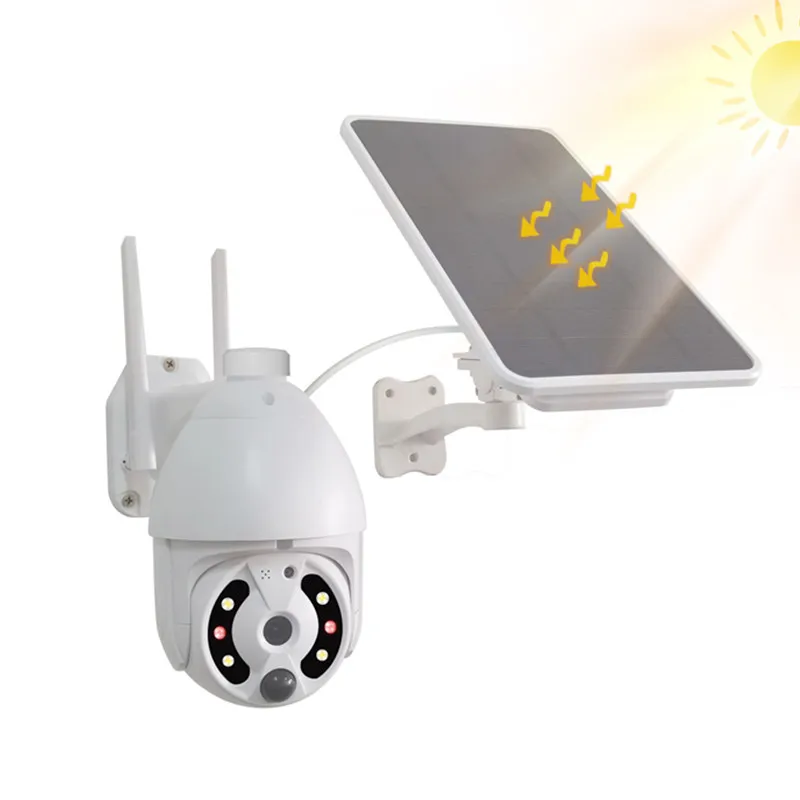 Заводская цена 1080P наружная система видеонаблюдения на солнечной энергии 2 МП солнечная панель Wifi HD IP сетевая