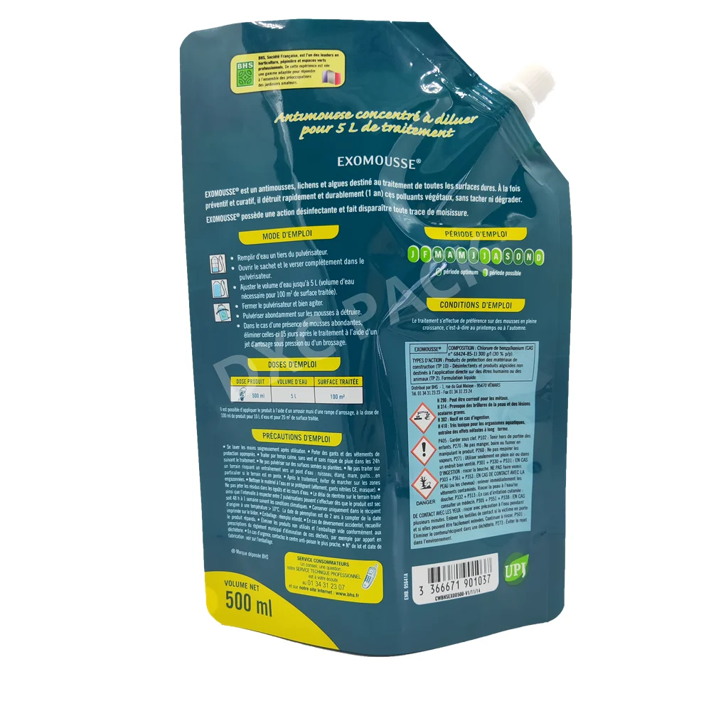 
Sunsilk Shampoo Spout Bag Stand Up Pouch For Liquid Packaging 