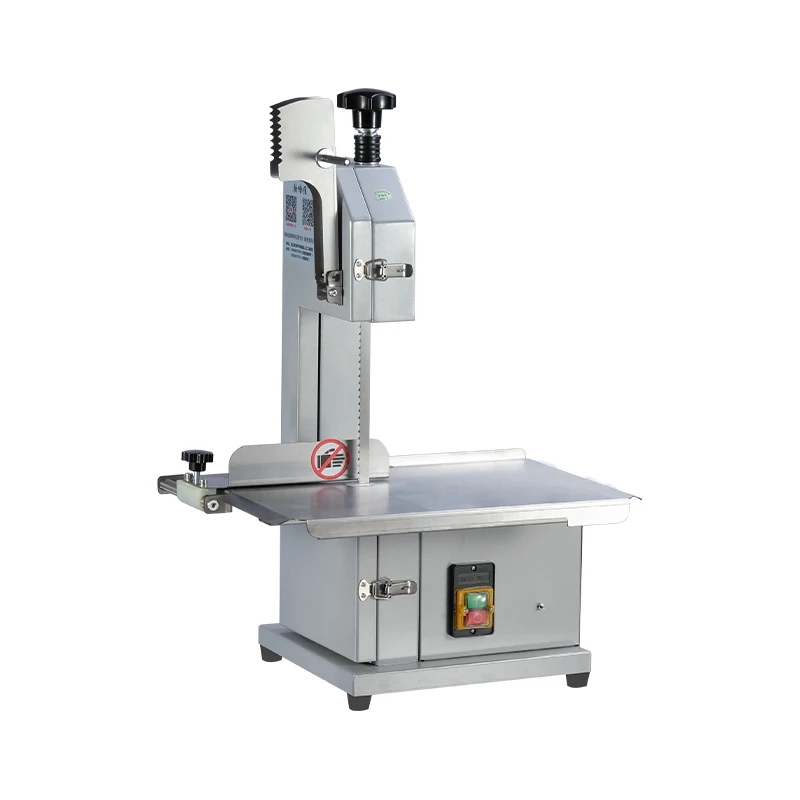 China export electric stainless steel electric meat bone cutting saw machine butchers meat slicer big working table