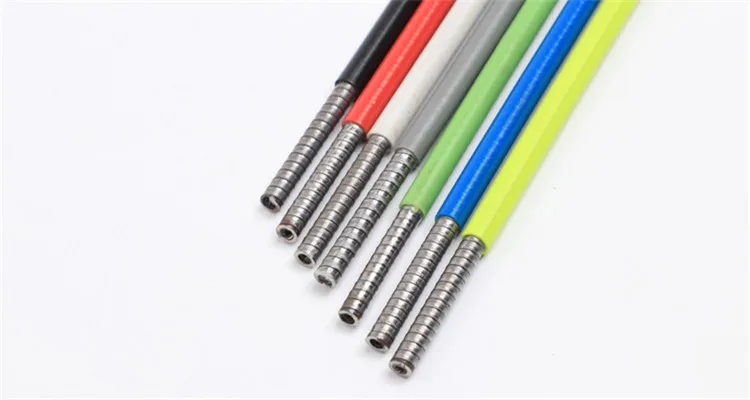 corlour black blue green red 250cc bike speed meter cable pvc outer casings