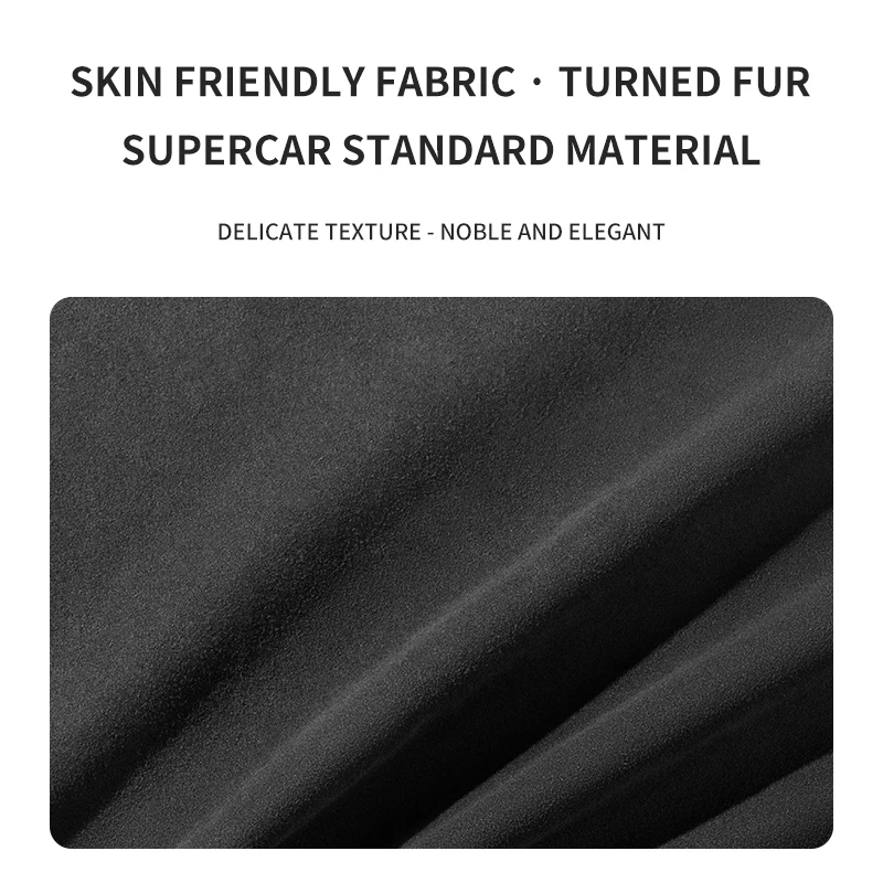 Three Color Options Soft Texture Car Key Cover in Fur Material for Audi