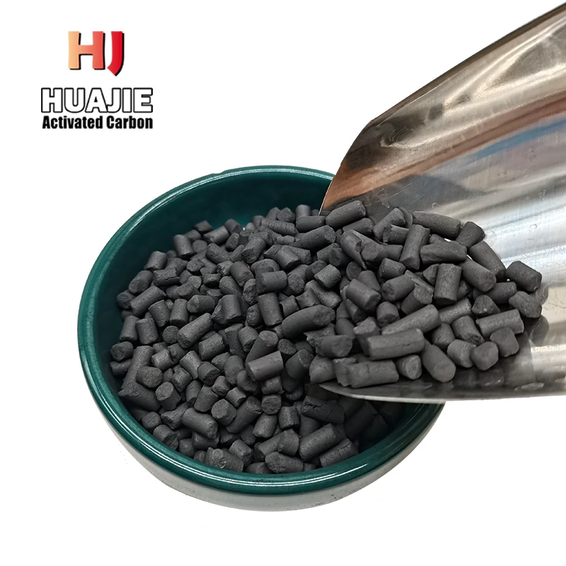 4mm black coal/wood Columnar Water purification activated carbon