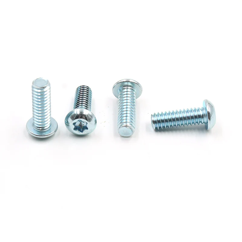 hot-dipped galvanised stainless steel customized plum flower head screw carbon steel machine torx pan head screw