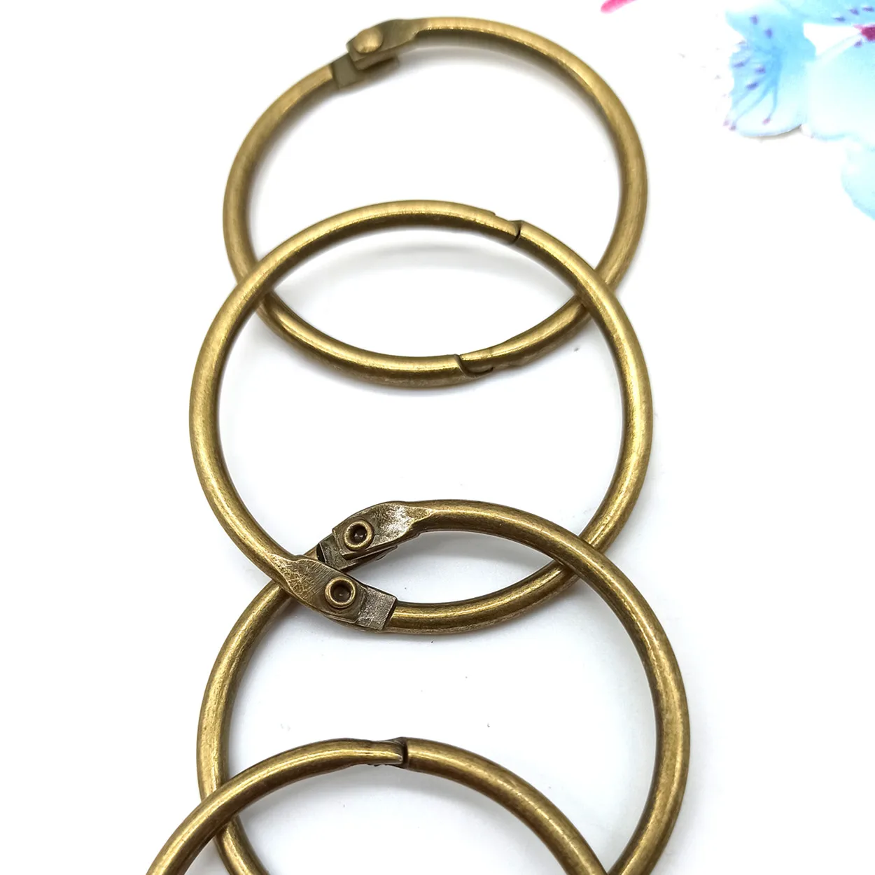 30mm Antique Bronze Metal Book Binding Ring