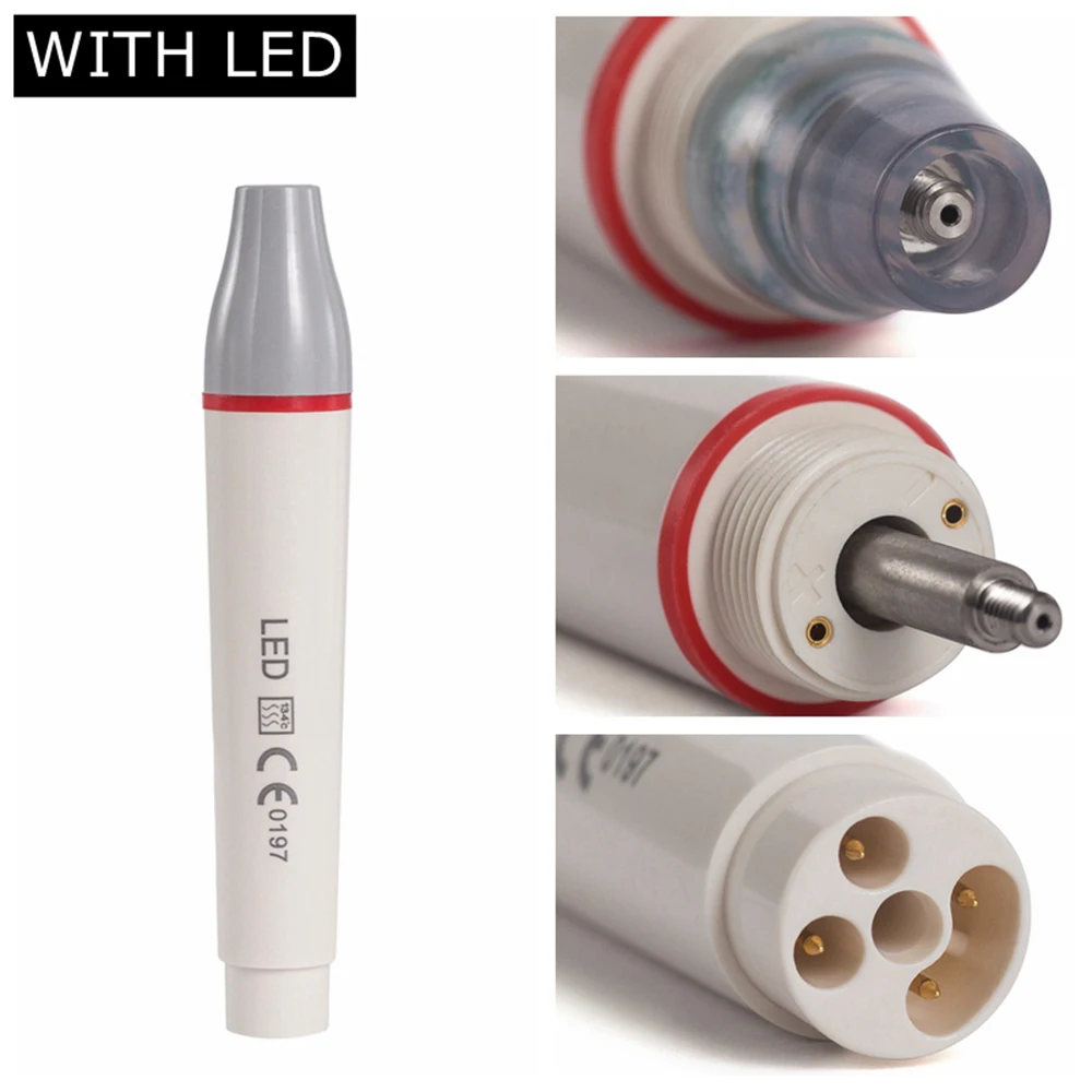 Ultrasonic Scaler Handpiece Fit for WOODPECKER EMS DTE SATELEC Dental Scalers Detachable Piezo Teeth Cleaning Whitening Pen