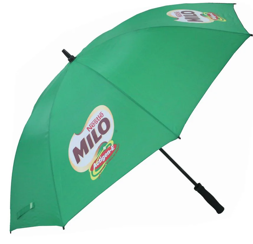 Milo advertising straight umbrella