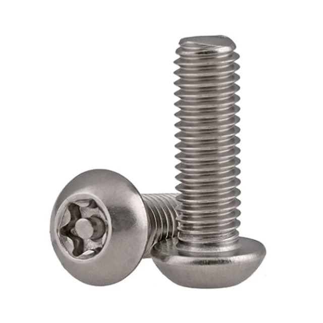 Factory direct sales stainless steel T5 T10 T15 T20 T25 T30 T40 T35 torx anti-theft screw