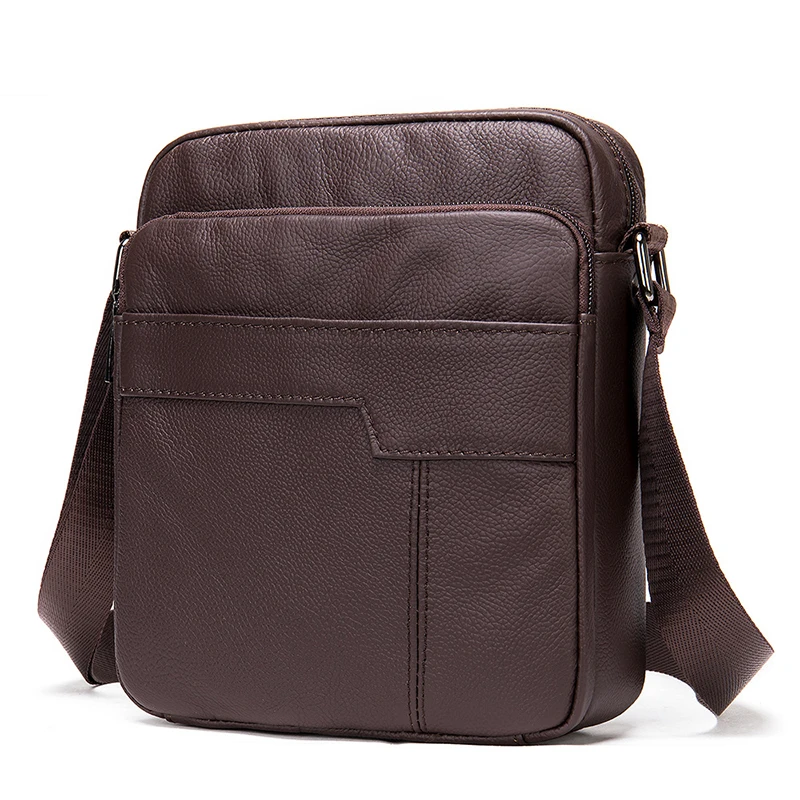 GLBF017 Business travel side bag leather shoulder bag for men