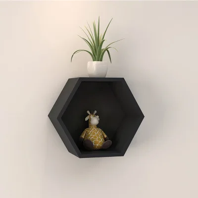 Custom wooden  storage rack Wall cube shelf entryway decoration Wall Hanging Shelves