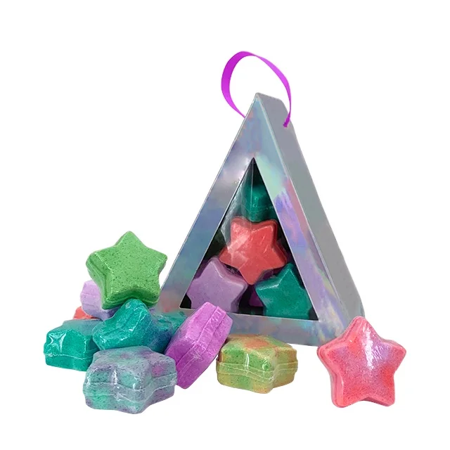 Customized Label Bubble Foaming Rose Strawberry Floral Scent Handmade Mermaid Cupcake Unicorns Bath Bombs Gift Set