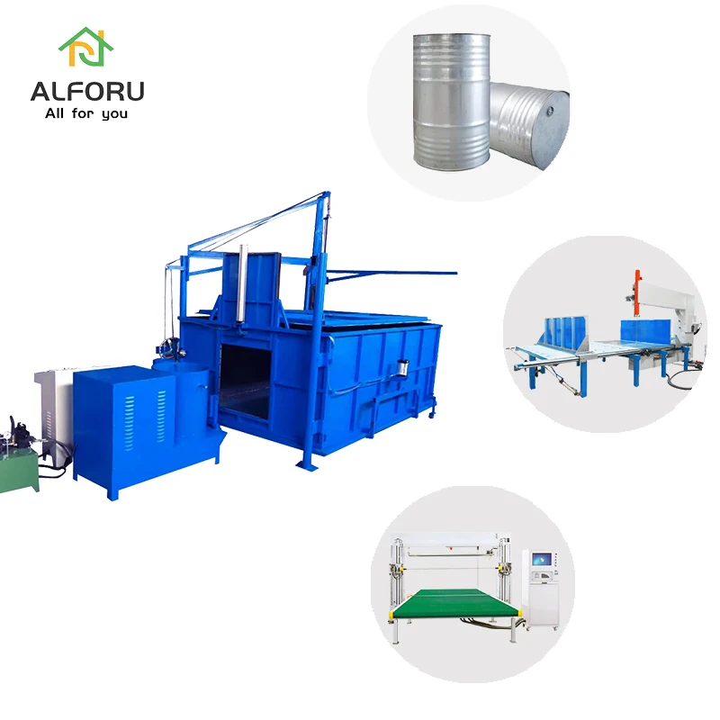 Furniture Mattress Sofa Semi-automatic Batch Polyurethane Foaming Sponge Making Machine Equipment Manual Batch PU Foam Machine