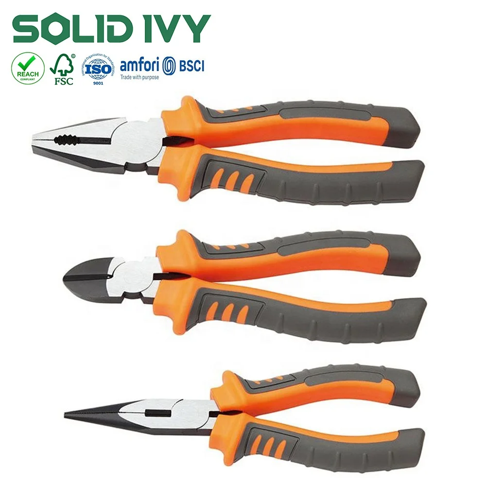 Диагональные плоскогубцы для резки проволоки многофункциональные ручные инструменты комбинированные плоскогубцы