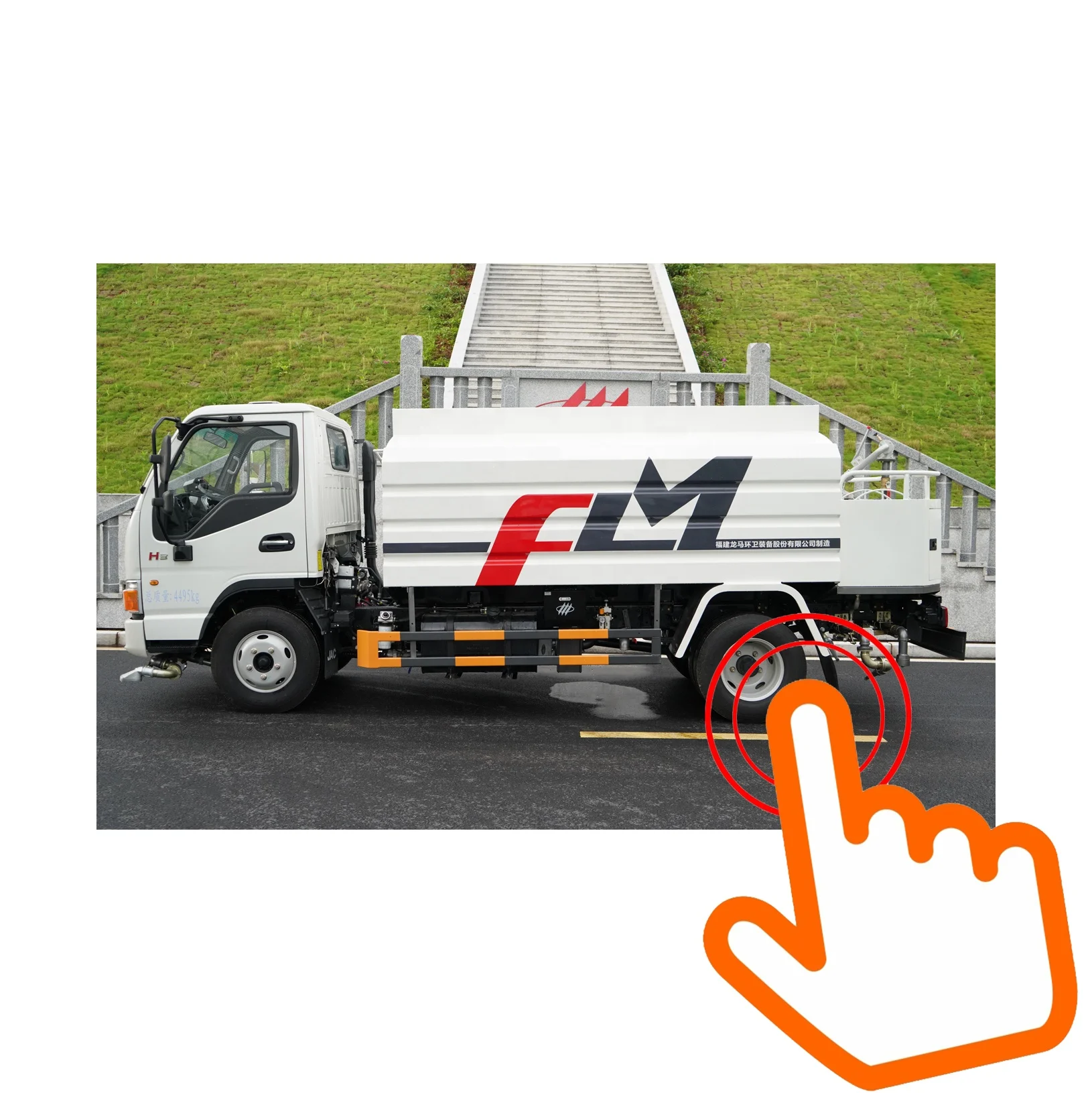 FULONGMA fuel China factory water delivery water tanker truck