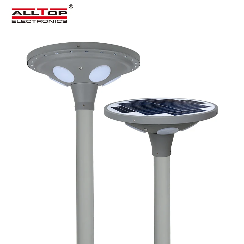 ALLTOP 3 Years Warranty Aluminum Garden Lamp Pole Light Waterproof Outdoor Solar LED Garden Lights