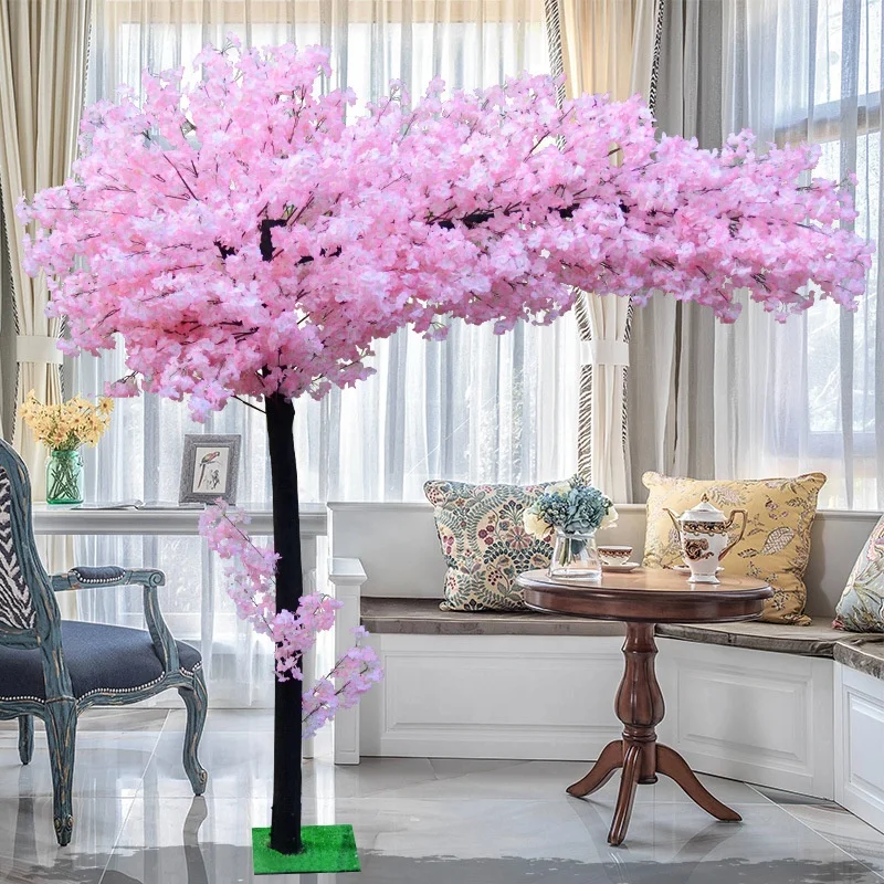 W-144 Factory Hot-selling wedding decoration simulated cherry blossom tree silk cherry blossom tree