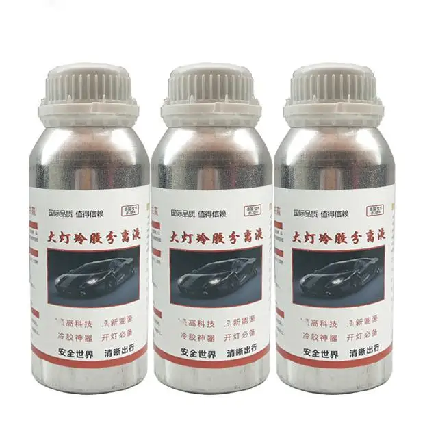 C1022 500ml Car Headlight Disassembly Kit Cold Glue Separation Liquid Lamp Replacement Auto Detail Sealant Glue Headlamp Spray