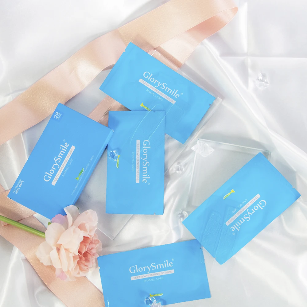 Wholesale Dental Bleaching Strips Sodium Phytate Peroxide Free Teeth Whitening Strips No Slip