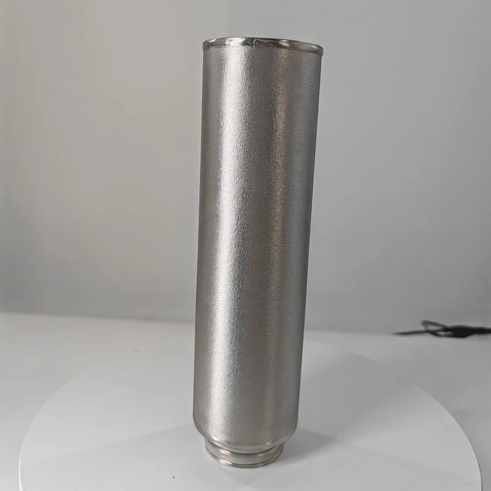 High porosity Cleanable 20-Inch 0.2 Micron Sintered Titanium Water Filter Candle Porous Titanium Industrial Filtration