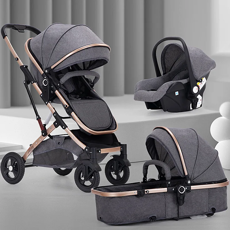 Wholesale Baby Stroller Good Quality Cheap Pram China New Design Luxury 3 In 1 Baby Carriage Stroller