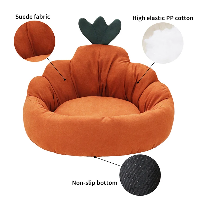 Eco Friendly Large Medium Small Dog Bed Ultra Comfortable Durable Machine Washable Beds for Dogs and Cats