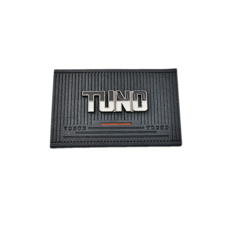 Custom pu leather patch label tags for clothing