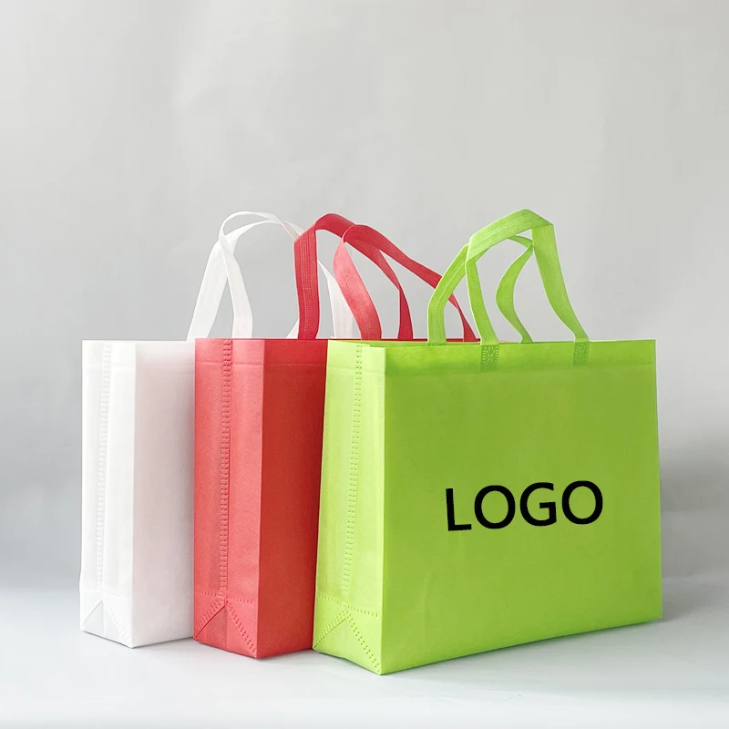 Wholesale Customized design Full color printing PP Nonwoven bag Cheap price unltrosonic tote non-woven bag