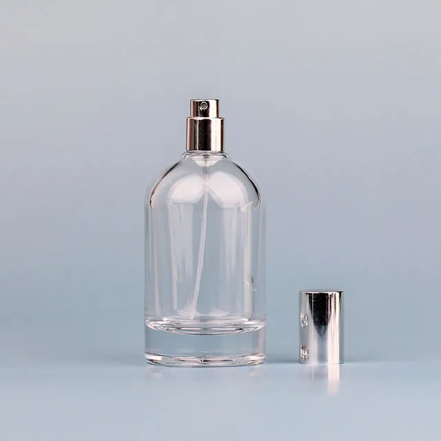 China factory directly provide 100ml luxury perfume oil glass bottle with sprayer cap for cosmetic packing