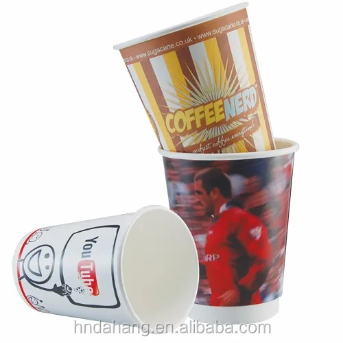 Disposable Tea Cups 8oz Hot Drink Coffee Disposable Ripple Paper Cup Grade Double Wall Coffee Paper Cup With Lids