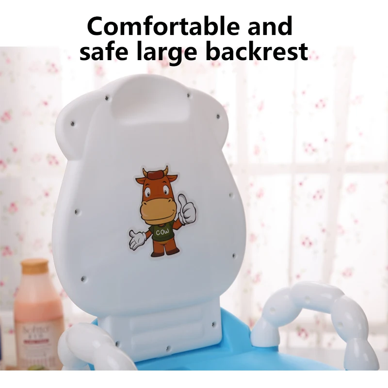 AliGan-Baby toddler potty training toilet seat cartoon easy to clean with lid and removable container non-slip suction cups