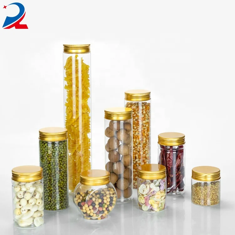 Professional Factory supply transparent plastic can plastic bottles and jars