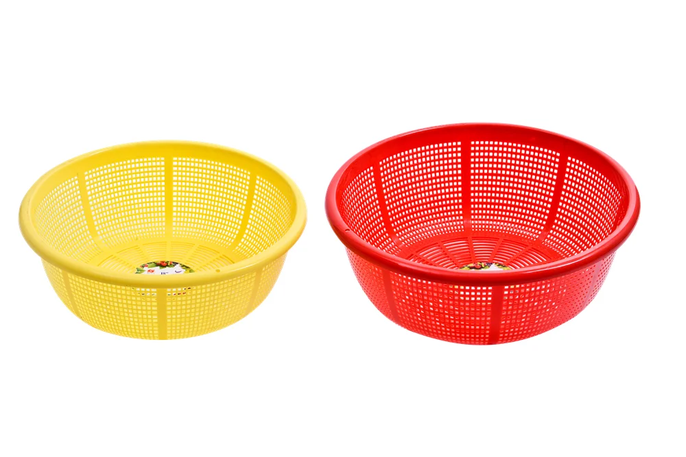 Top Newest Deals Big Plastic Basin Function of Colander Folding Basket Applicable to Restaurant School Canteen Home Usage