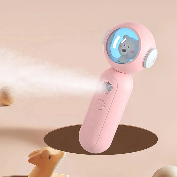 Nano Spray Hydrating Instrument Spraying Machine Negative Steaming Face Moisturizing Cute Bear Holding humidifier promotion gift